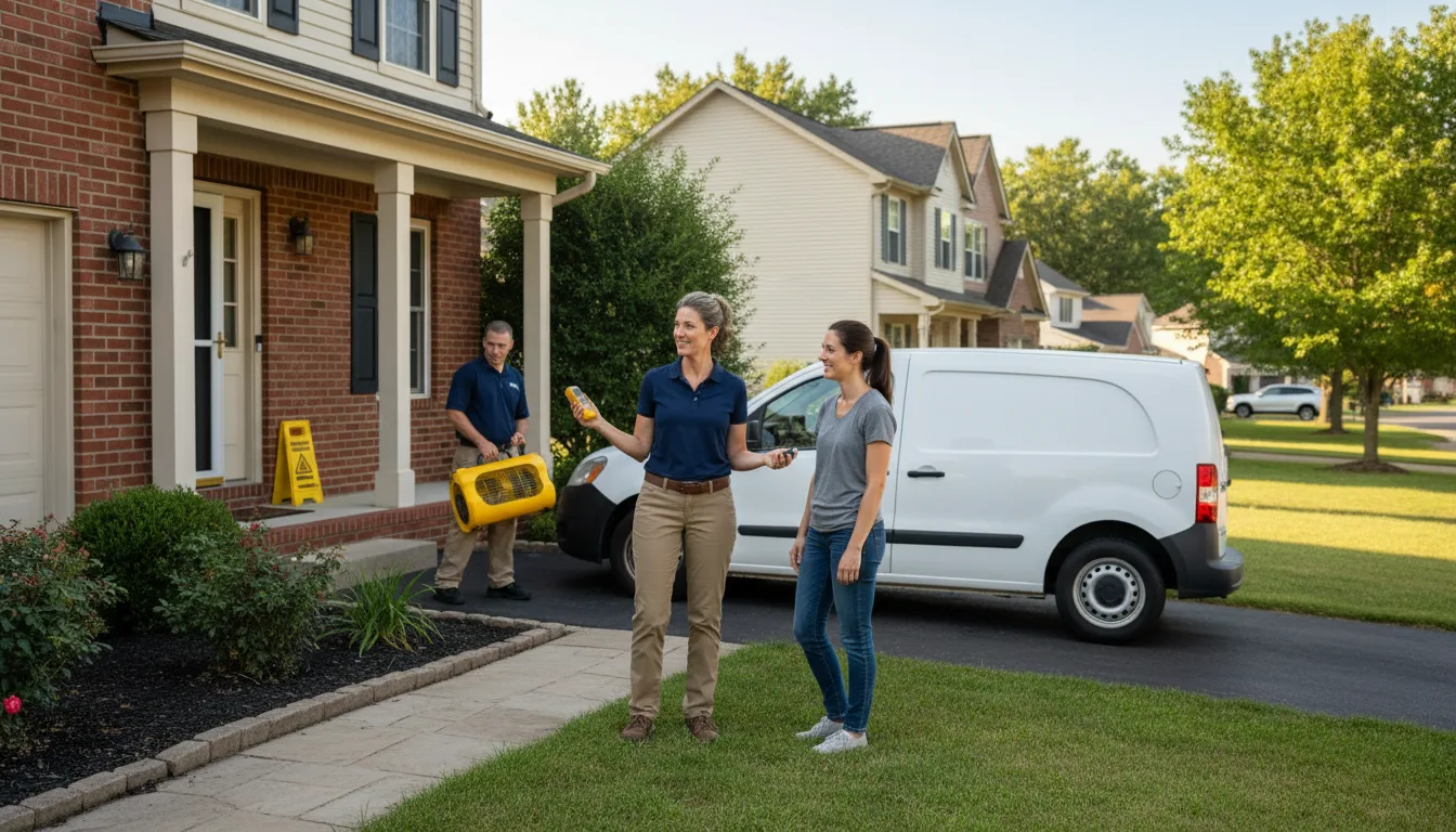 Residential water damage restoration in Dolan Springs, AZ